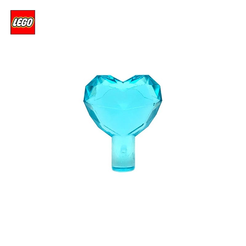 Rock - Heart Jewel with Shaft - LEGO® Part 15745