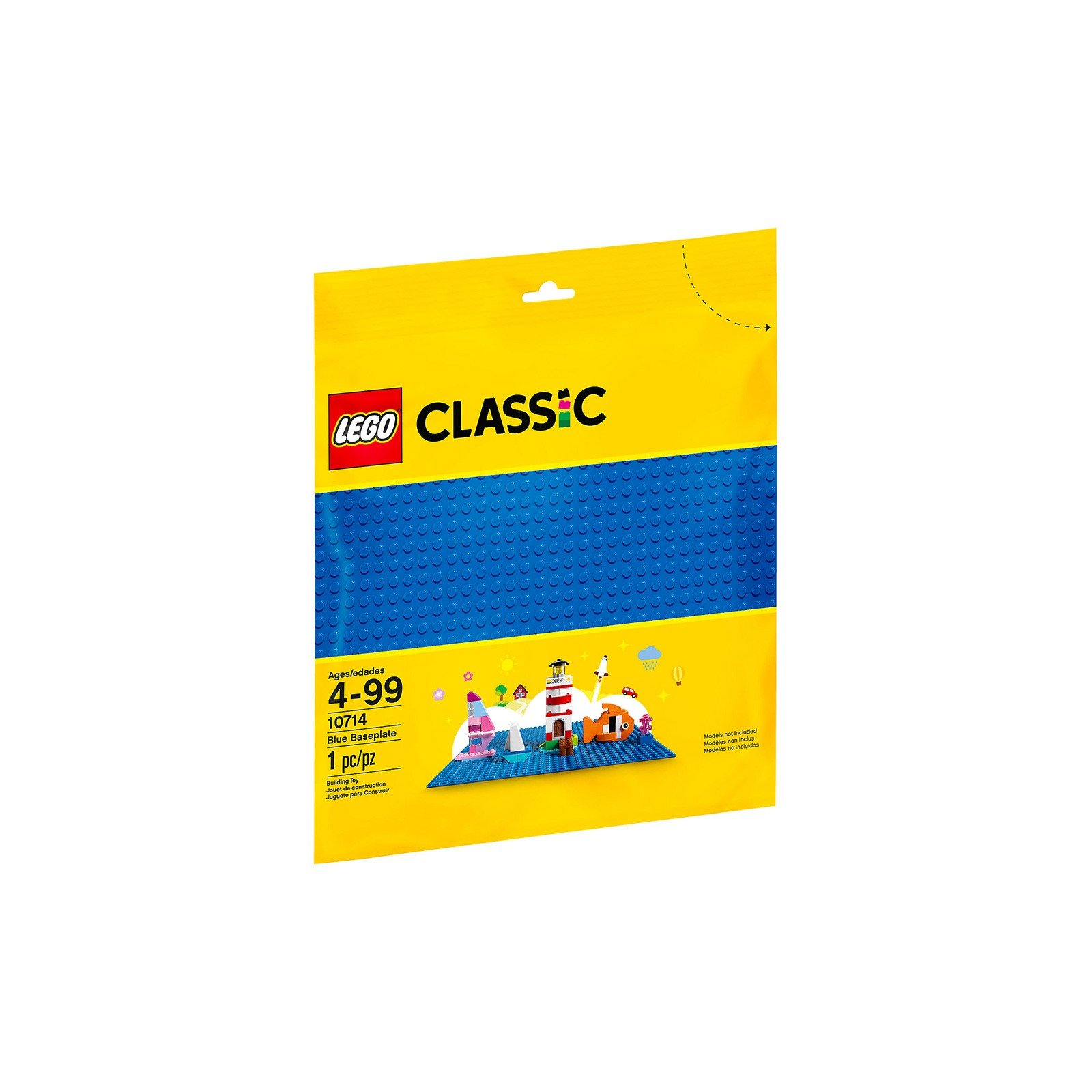 1x Lego Plaque de Construction B-Ware Abgenutzt 32x32 Basic Bleu