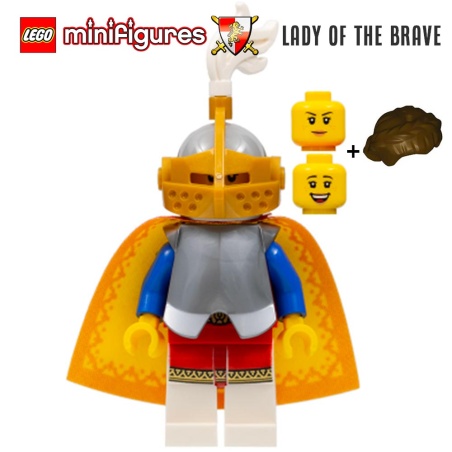 Minifigure LEGO® Médiéval - Lady of the Brave