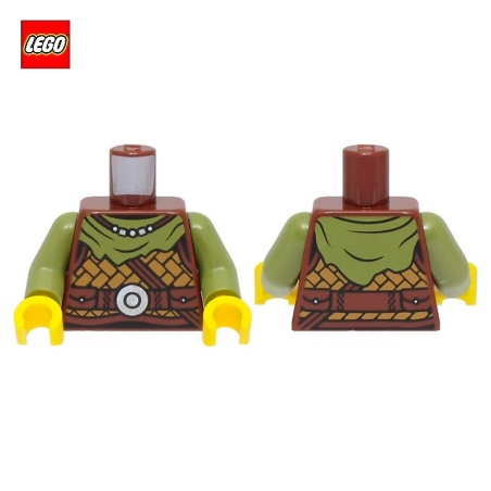 Torse (avec bras) pompier - Pièce LEGO® 76382 - Super Briques
