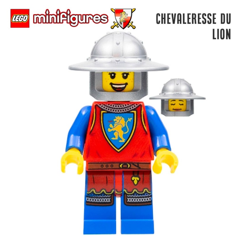 Minifigure LEGO® Medieval - Lion Knight Woman