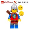 Minifigure LEGO® Medieval - Lion Female Soldier