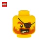 Minifigure Head Pirate - LEGO® Part 19208