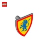 Bouclier avec emblème lion bleu sur fond jaune - Pièce LEGO® 102323