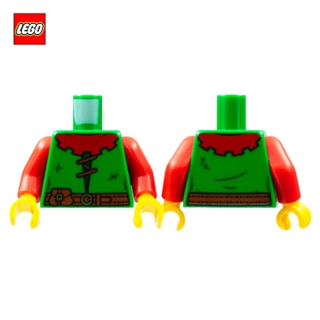 Torse (avec bras) Forestman - Pièce LEGO® 76382