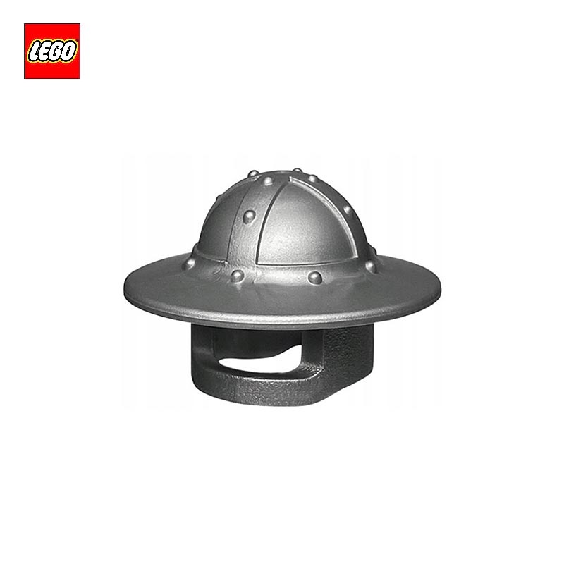 Medieval Helmet with Chinstrap and Wide Brim - LEGO® Part 30273