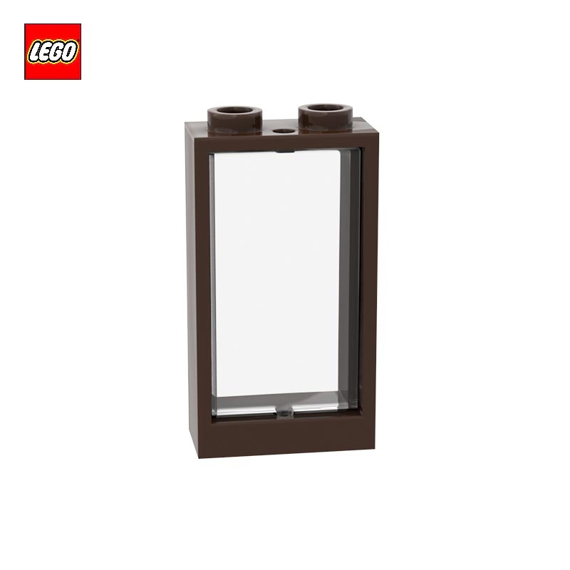 Window 1x2x3 + Glass - LEGO® Parts 60593 + 60602