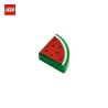 Tile Round 1 x 1 Quarter with Watermelon Print - LEGO® Part 26485