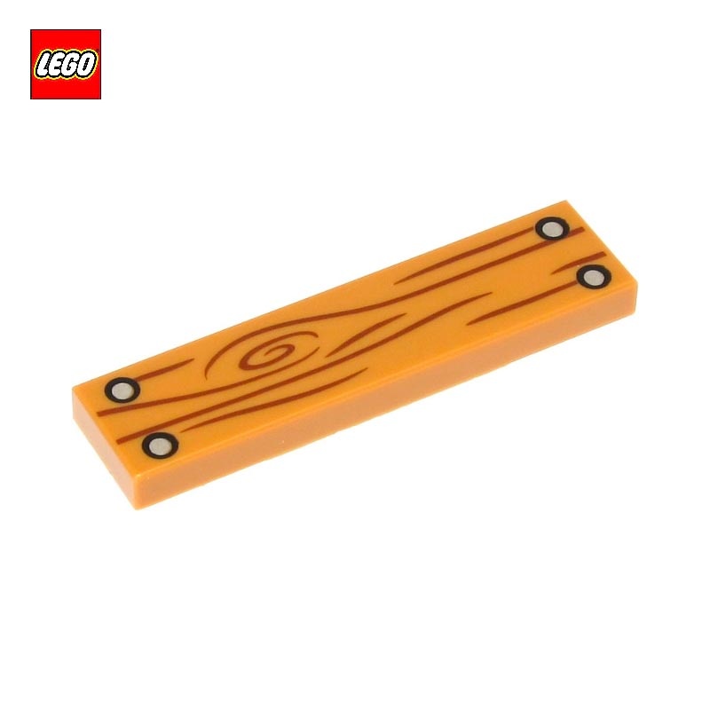 Tile 1 x 4 with Wooden Board with Nails - LEGO® Part 73797