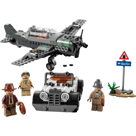 La poursuite en avion de combat - LEGO® Indiana Jones 77012