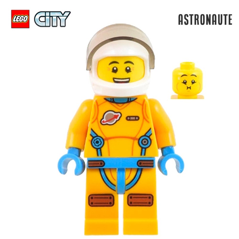 Minifigure LEGO® City - Astronaut (Bright Light Orange)