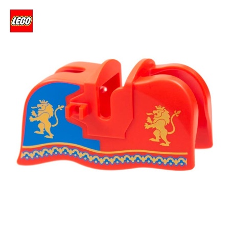 Caparaçon pour cheval avec emblème Lion Royal - Pièce LEGO® 76861