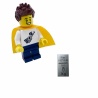 Lingot d'argent 1x2 - Pièce LEGO® customisée