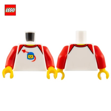 Torse (avec bras) Tête d'astronaute - Pièce LEGO® 76382