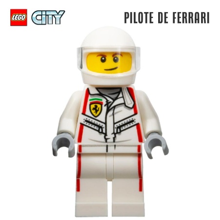 Minifigure LEGO® City - Le pilote de Ferrari