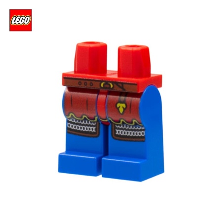 Knight Hips and Legs with Red Surcoat - LEGO® Part 79262
