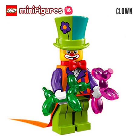 Minifigure LEGO® Série 18 - Le Clown de fête