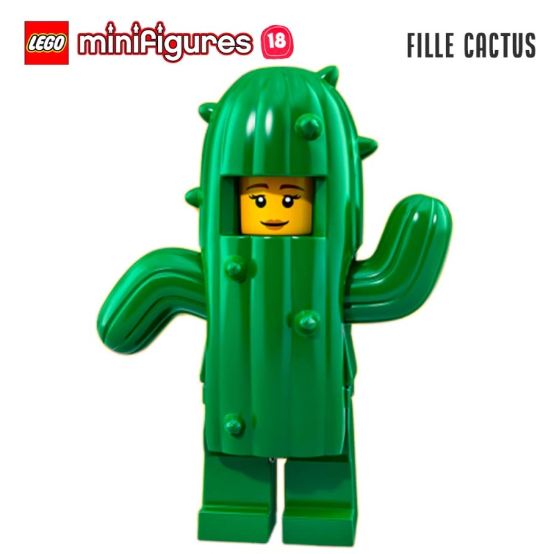 Minifigure LEGO® Série 18 - La fille cactus