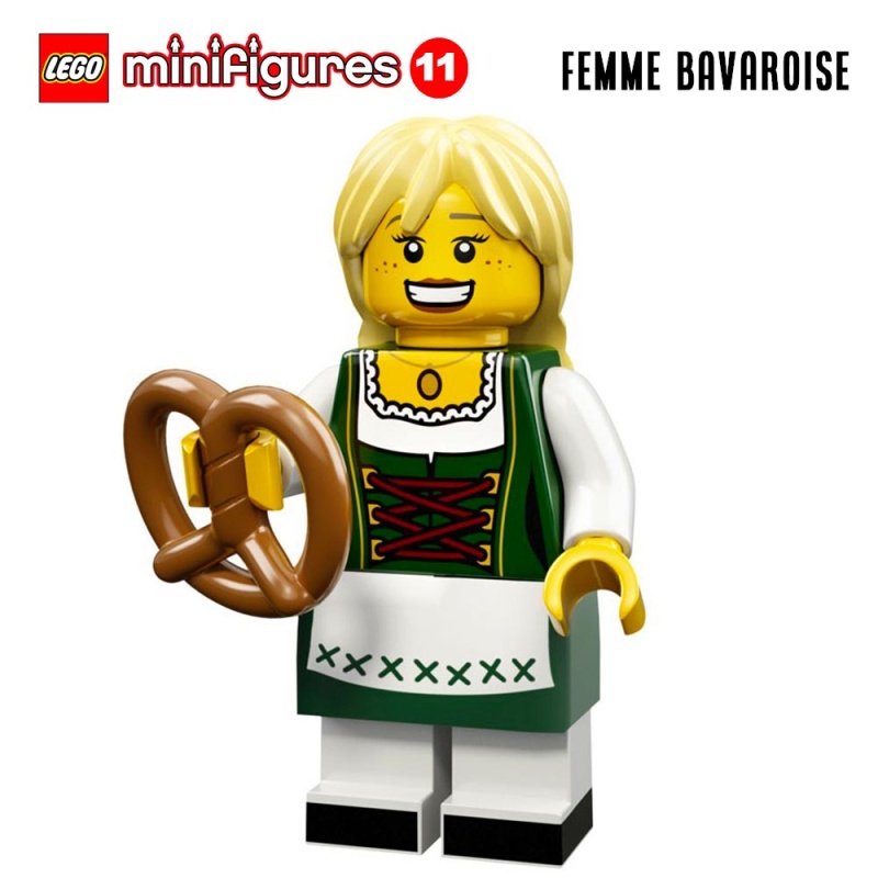 Minifigure LEGO® Series 11 - Pretzel Girl