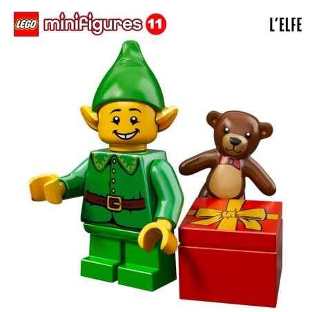 Minifigure LEGO® Series 11 - Holiday Elf
