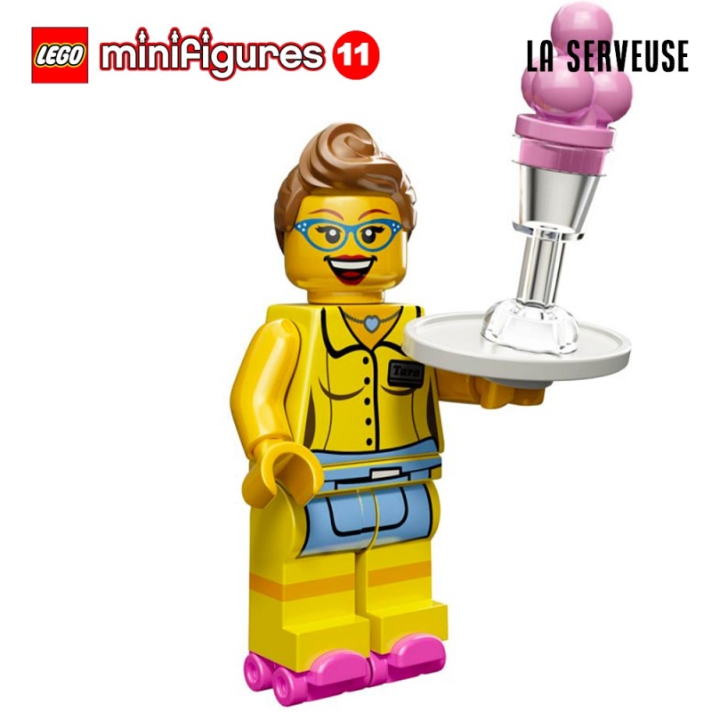 Minifigure LEGO® Série 11 - La serveuse