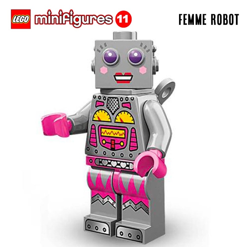 Minifigure LEGO® Série 11 - La femme robot