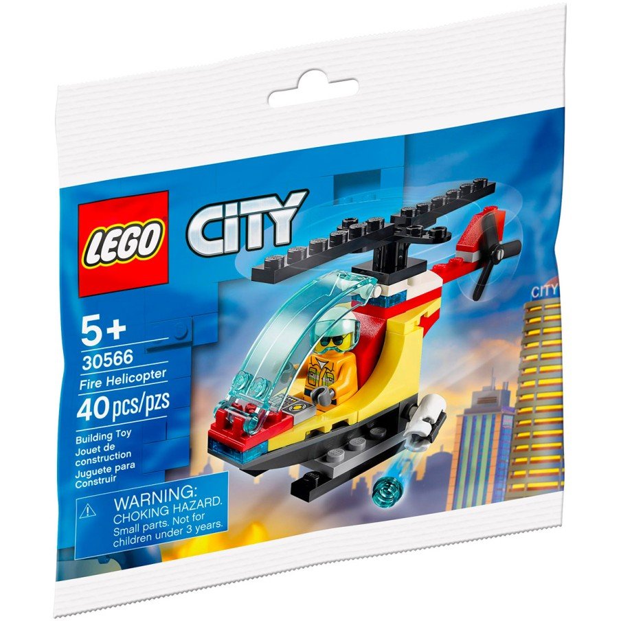 L'hélicoptère des pompiers - Polybag LEGO® City 30566