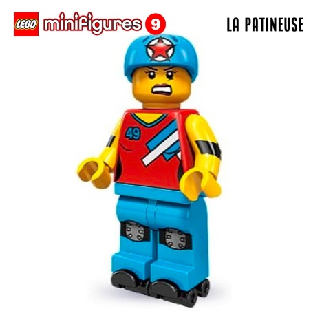 Minifigure LEGO® Series 9 - Roller Derby Girl