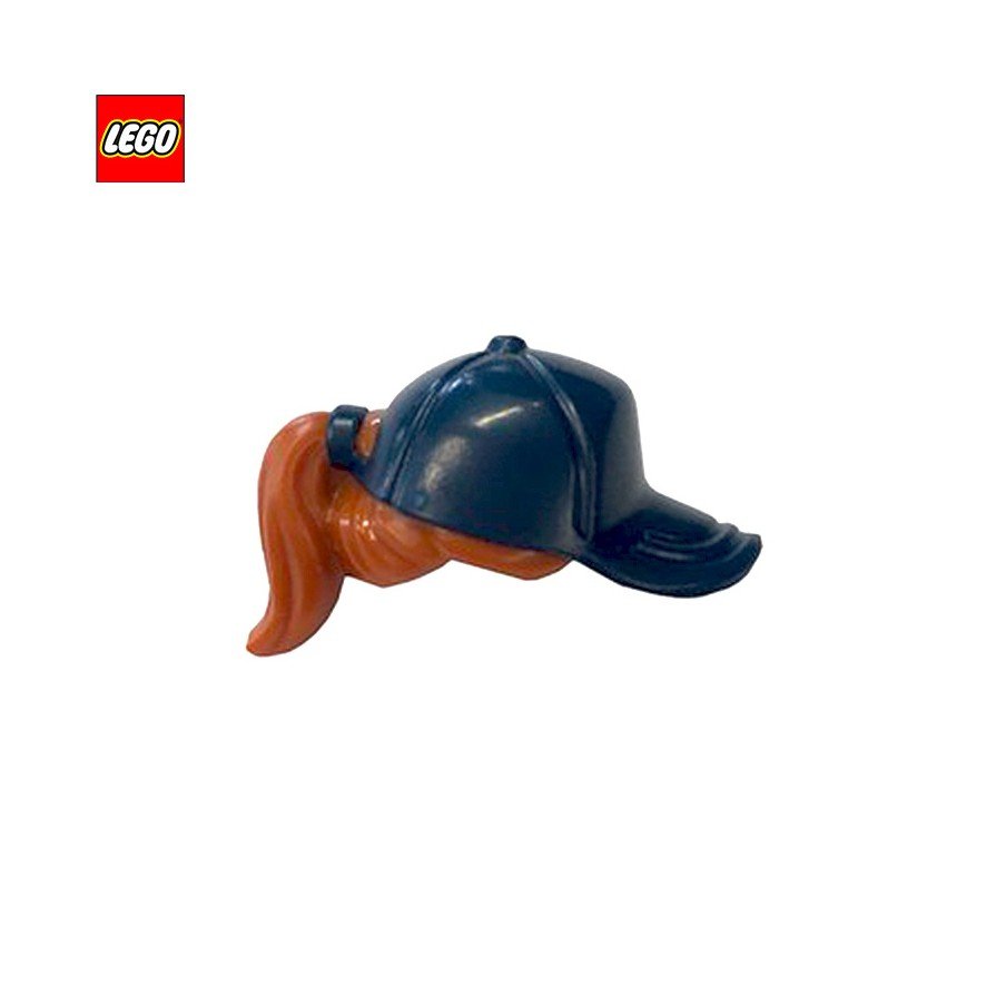 Chevelure à queue de cheval avec casquette - Pièce LEGO® 35660