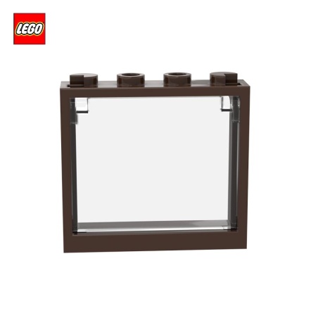 Fenêtre 1x4x3 + vitre - Pièces LEGO® 60594 + 60603