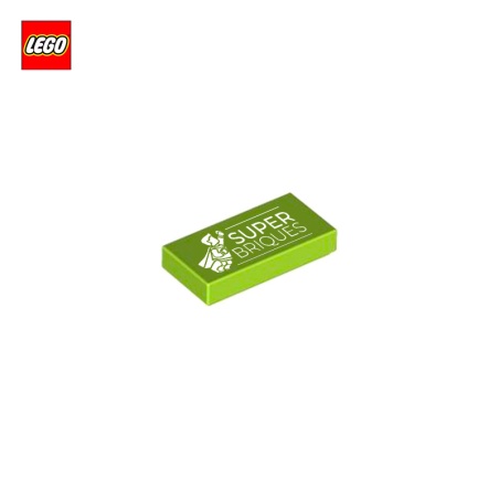 Personnalisation Tuile 1x2 - Pièce LEGO® 3069b