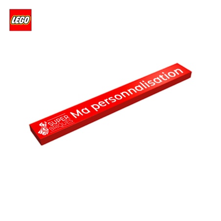 Personnalisation Tuile 1x8 - Pièce LEGO® 4162