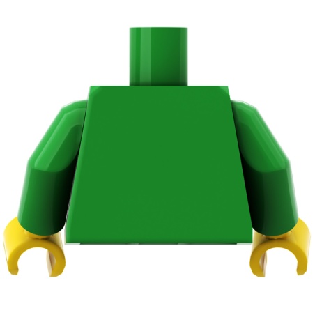 Personnalized Green Minifigure Torso - Custom LEGO® Parts