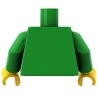 Torse vert figurine à personnaliser - Pièce LEGO® customisée