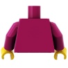 Personnalized Magenta Minifigure Torso - Custom LEGO® Parts