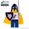 Bouclier triangulaire Loup - Pièce LEGO® customisée