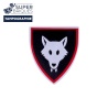 Triangular Shield with Wolf Head Print - Custom Pad Printed LEGO® Part