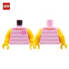 Torse (avec bras) avec bandes et logo petit chat - Pièce LEGO® 76382