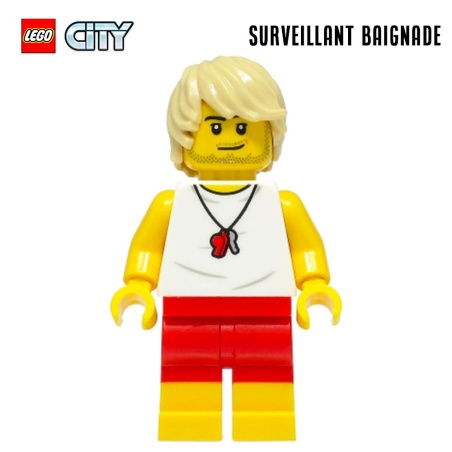 Minifigure LEGO® City - Le surveillant de baignade