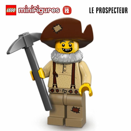 Minifigure LEGO® Série 12 - Le prospecteur