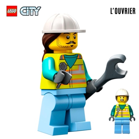 Minifigure LEGO® City - L'ouvrier