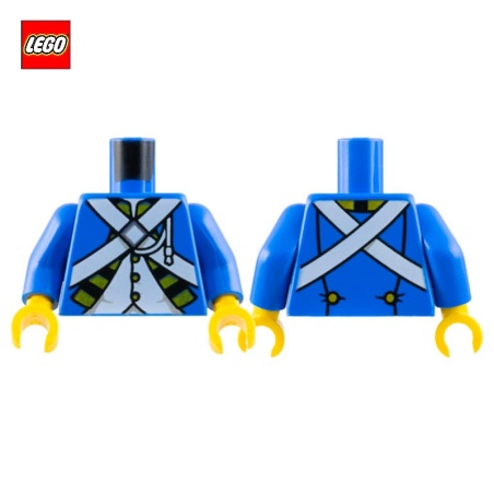 Minifigure Torso Bluecoat Soldier - LEGO® Part 76382