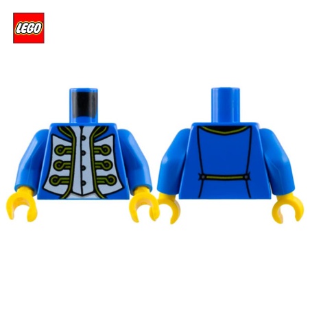 Minifigure Torso Bluecoat Admiral - LEGO® Part 76382
