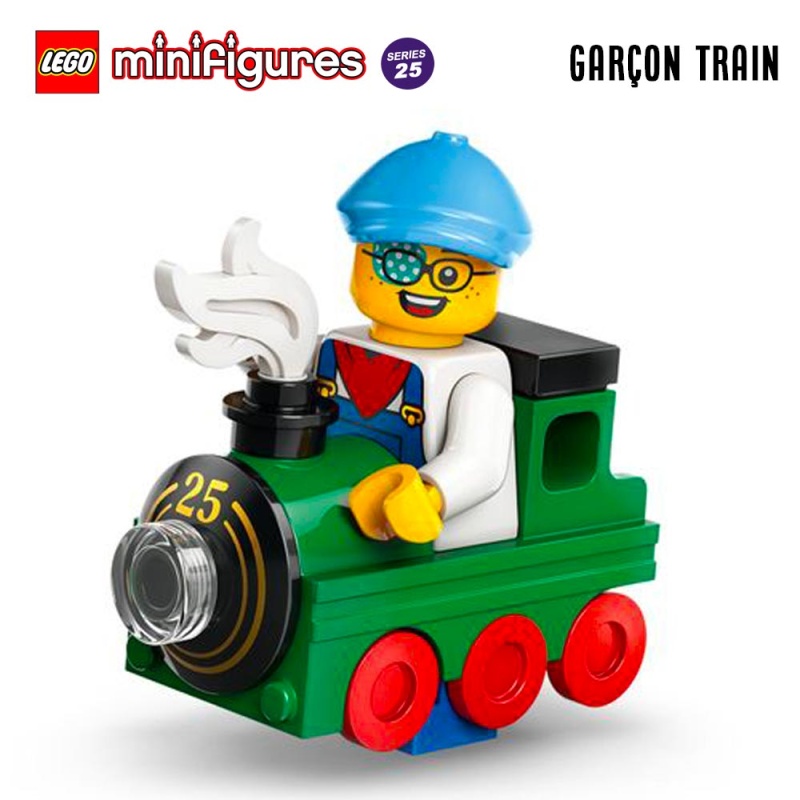 Minifigure LEGO® Série 25 - Le garçon train - Super Briques