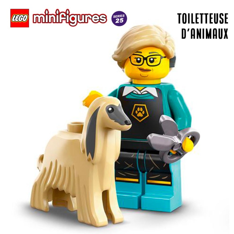 Minifigure LEGO® Série 25 - La toiletteuse d'animaux