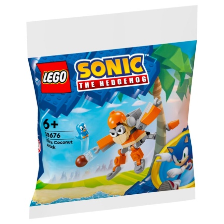 L'attaque de noix de coco de Kiki - Polybag LEGO® Sonic 30676