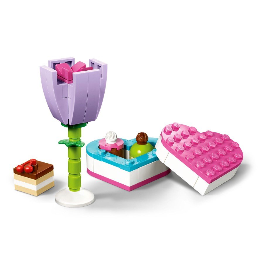 La boîte de chocolats et une fleur - Polybag LEGO® Friends 30411
