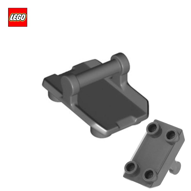 Bouclier rectangulaire avec 4 tenons - Pièce LEGO® 30166