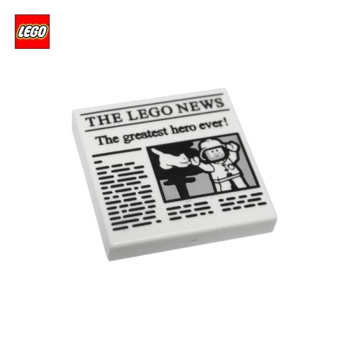 Tuile 2x2 Journal "LEGO...