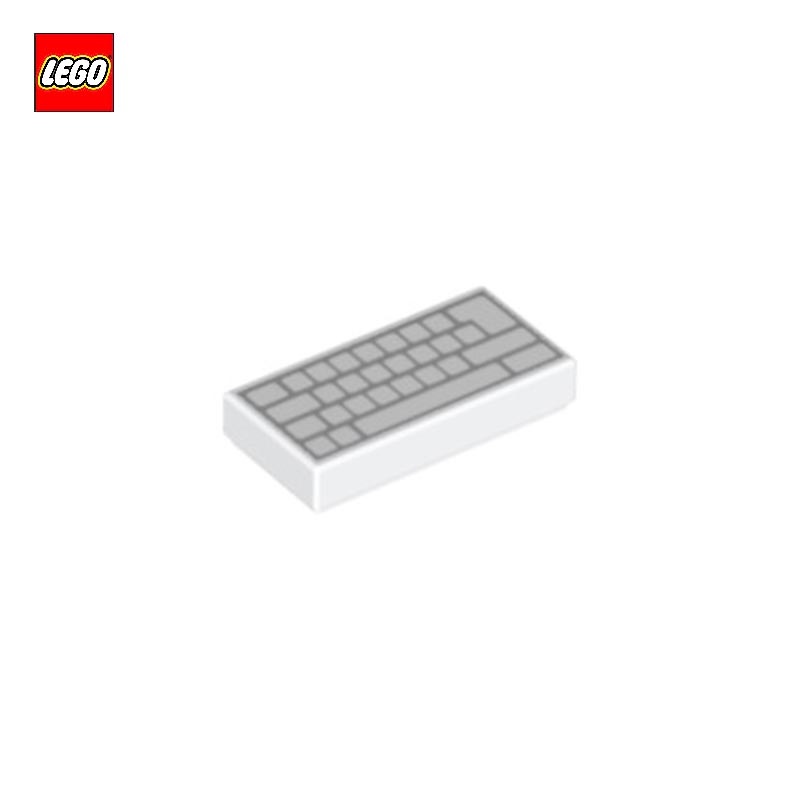 Tile 1x2 Computer Keyboard - LEGO® Part 73688